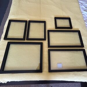 Black Photo Frame Set - Neutral Home Accent